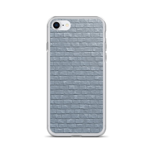 White Brick Stone iPhone Clear Thin Case CREATIVETECH