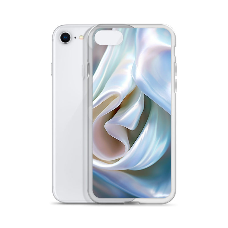 Load image into Gallery viewer, Tender White Pearl iPhone Clear Thin Case CREATIVETECH
