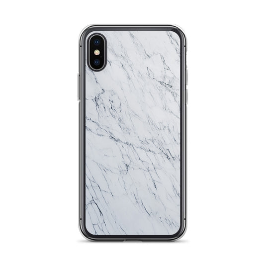 White Marble Stone iPhone Clear Thin Case CREATIVETECH