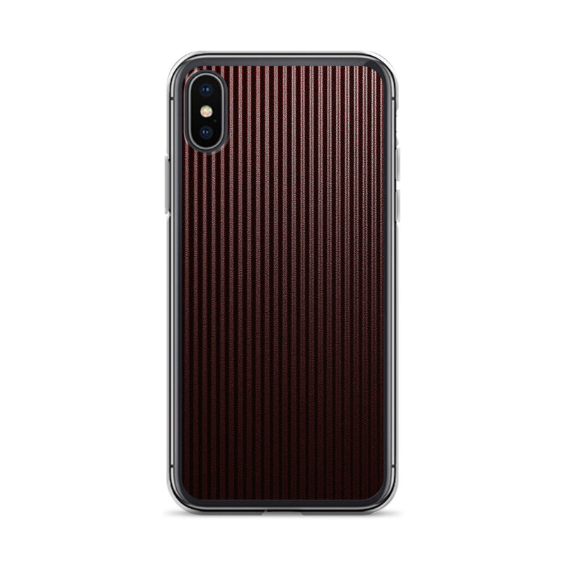 Load image into Gallery viewer, Dark Red Carbon Fiber iPhone Clear Thin Case CREATIVETECH