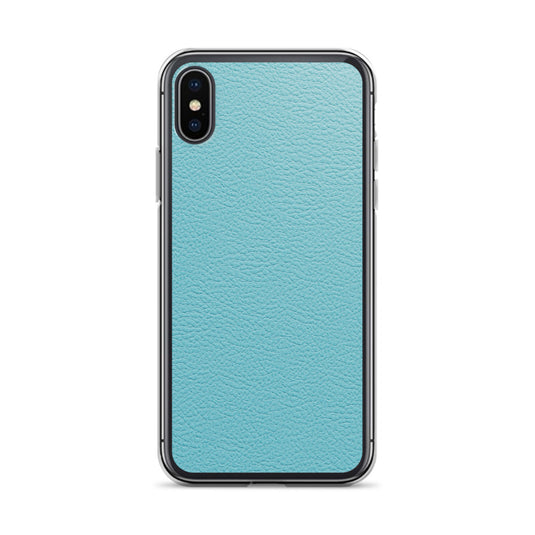 Mint Green Leather iPhone Clear Thin Case CREATIVETECH