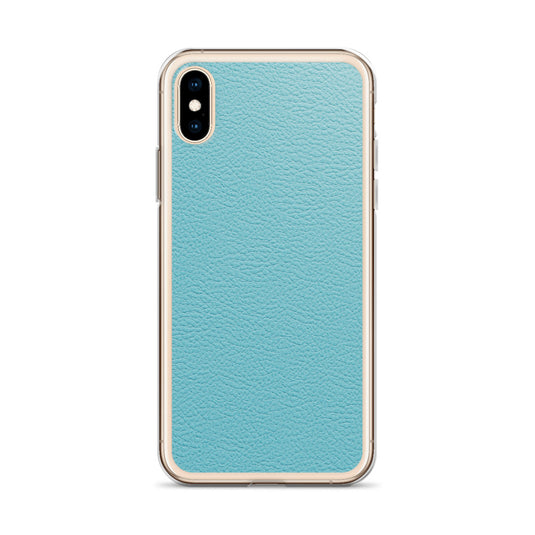 Mint Green Leather iPhone Clear Thin Case CREATIVETECH