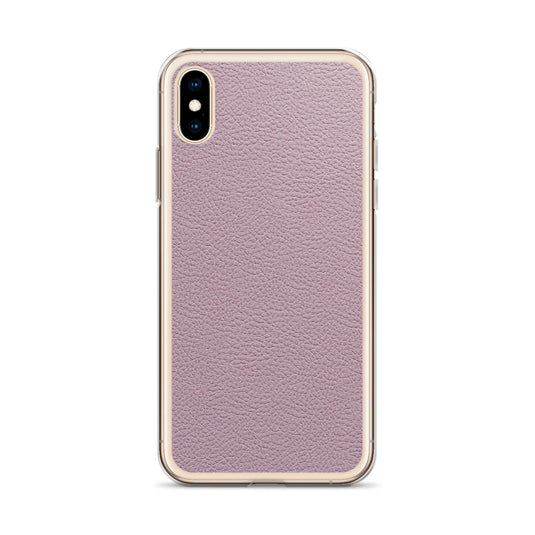 Candy Pink Leather iPhone Clear Thin Case CREATIVETECH