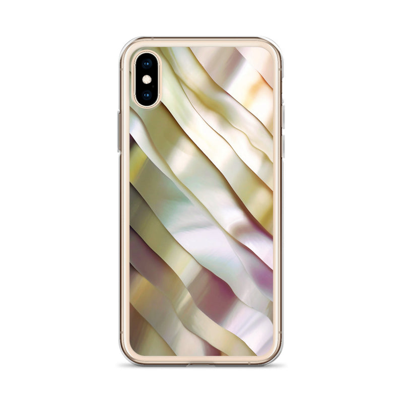 Load image into Gallery viewer, Soft Yellow Pink Pearl iPhone Clear Thin Case CREATIVETECH
