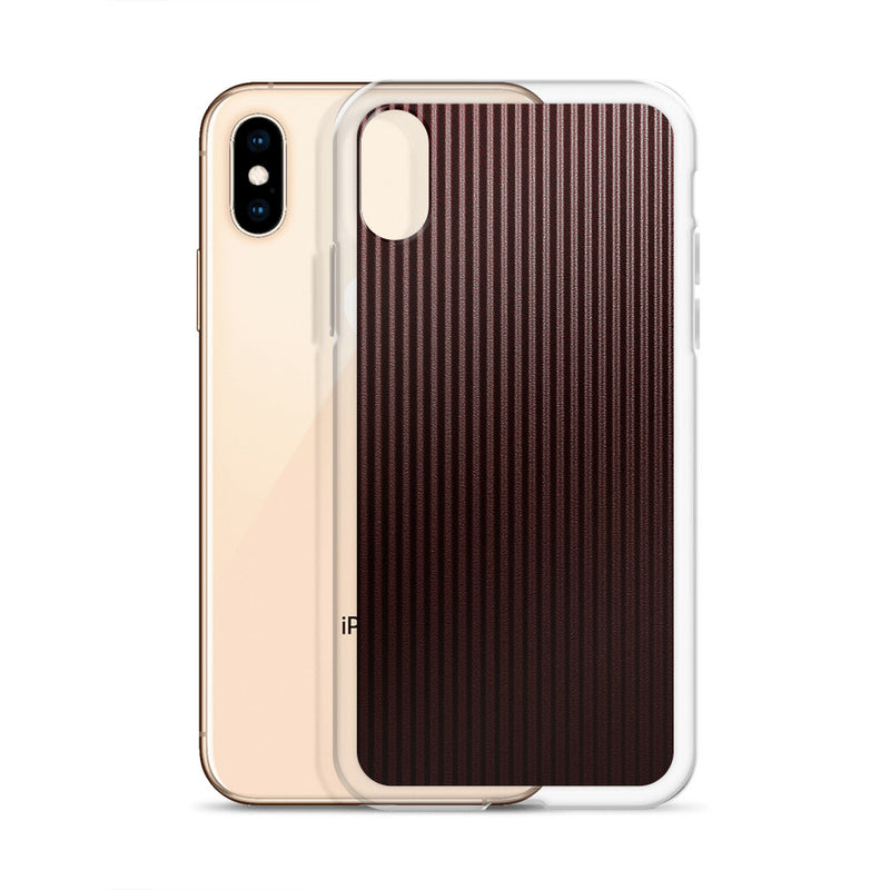 Load image into Gallery viewer, Dark Red Carbon Fiber iPhone Clear Thin Case CREATIVETECH