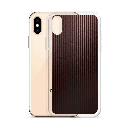 Dark Red Carbon Fiber iPhone Clear Thin Case CREATIVETECH