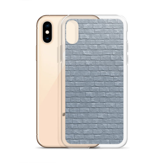 White Brick Stone iPhone Clear Thin Case CREATIVETECH