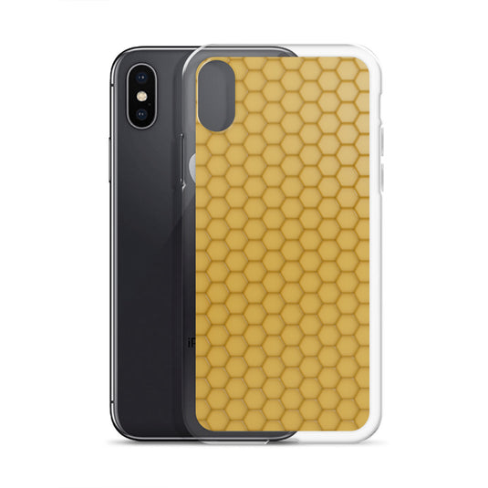 Honeycomb Wax Yellow  iPhone Clear Thin Case CREATIVETECH