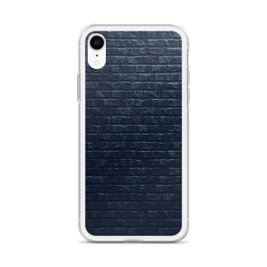 Dark Grey Brick Stone iPhone Clear Thin Case CREATIVETECH