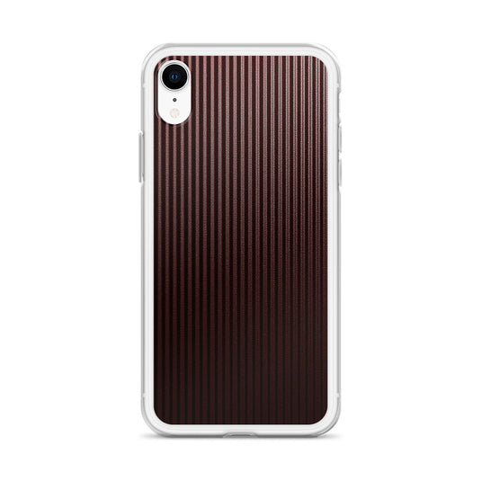Dark Red Carbon Fiber iPhone Clear Thin Case CREATIVETECH