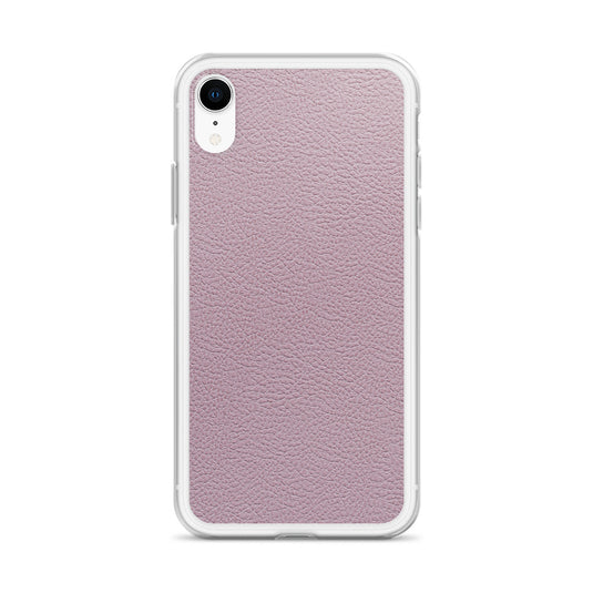Candy Pink Leather iPhone Clear Thin Case CREATIVETECH