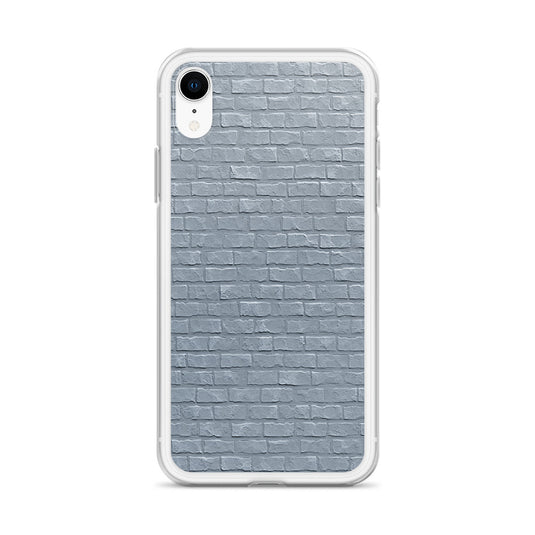 White Brick Stone iPhone Clear Thin Case CREATIVETECH