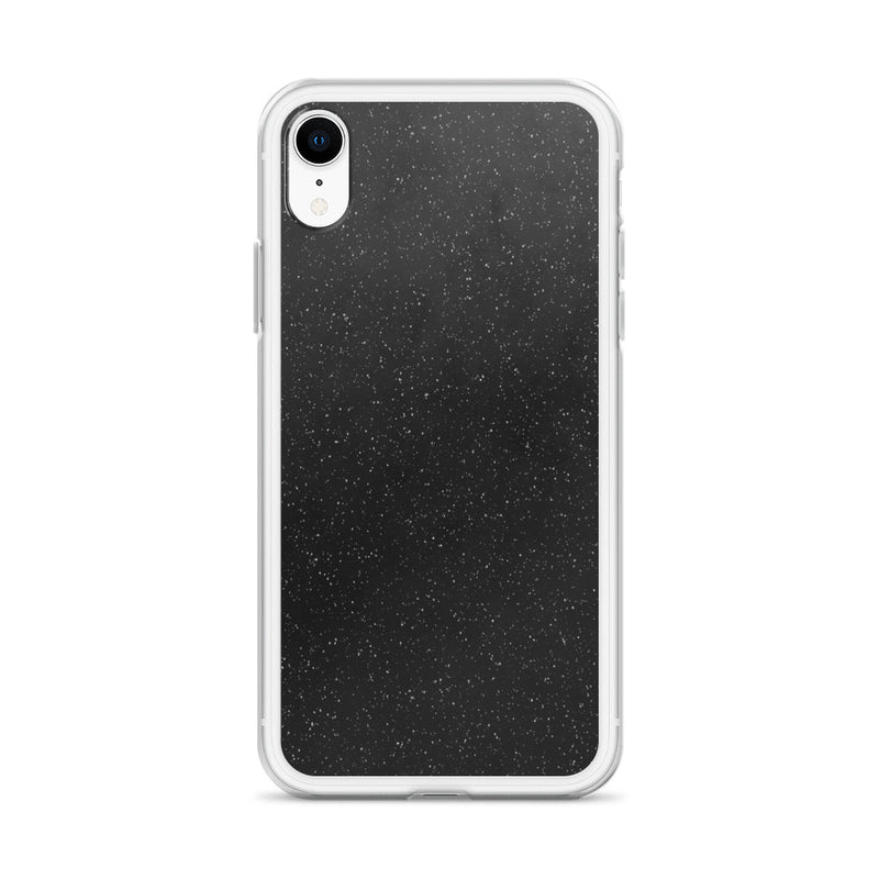 Load image into Gallery viewer, Black Speckled iPhone Clear Thin Case CREATIVETECH
