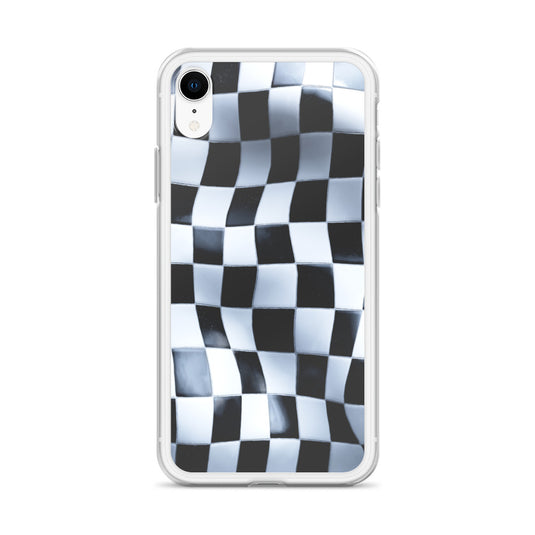 Chess Board Black White iPhone Clear Thin Case CREATIVETECH