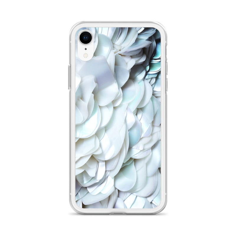 Load image into Gallery viewer, Tender White Pearl iPhone Clear Thin Case CREATIVETECH
