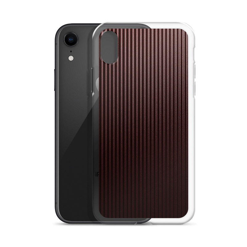 Load image into Gallery viewer, Dark Red Carbon Fiber iPhone Clear Thin Case CREATIVETECH