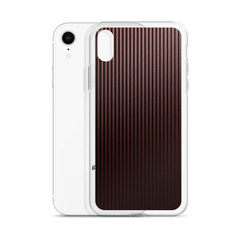 Load image into Gallery viewer, Dark Red Carbon Fiber iPhone Clear Thin Case CREATIVETECH