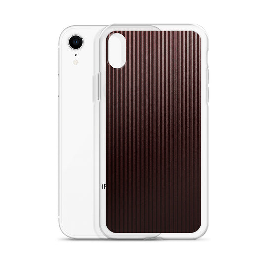 Dark Red Carbon Fiber iPhone Clear Thin Case CREATIVETECH