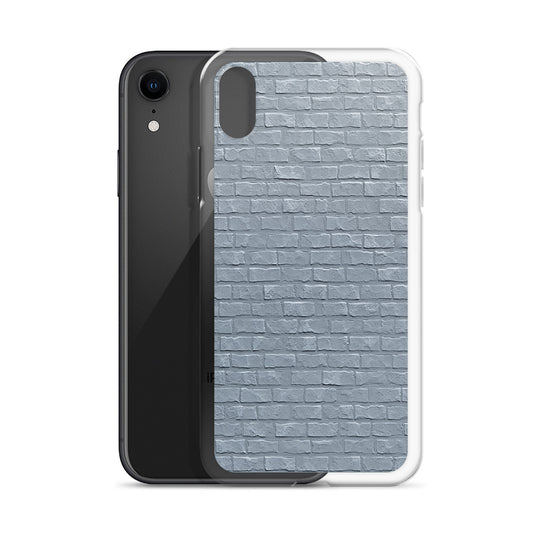 White Brick Stone iPhone Clear Thin Case CREATIVETECH