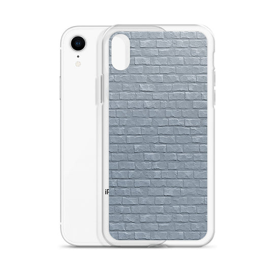 White Brick Stone iPhone Clear Thin Case CREATIVETECH