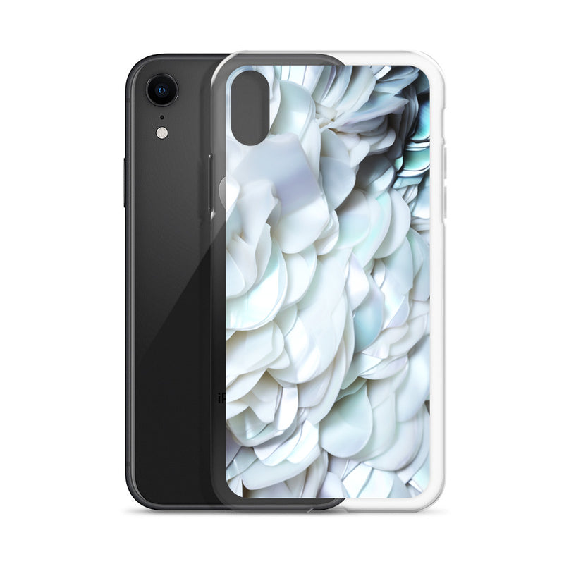 Load image into Gallery viewer, Tender White Pearl iPhone Clear Thin Case CREATIVETECH
