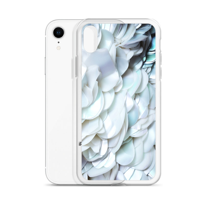 Load image into Gallery viewer, Tender White Pearl iPhone Clear Thin Case CREATIVETECH
