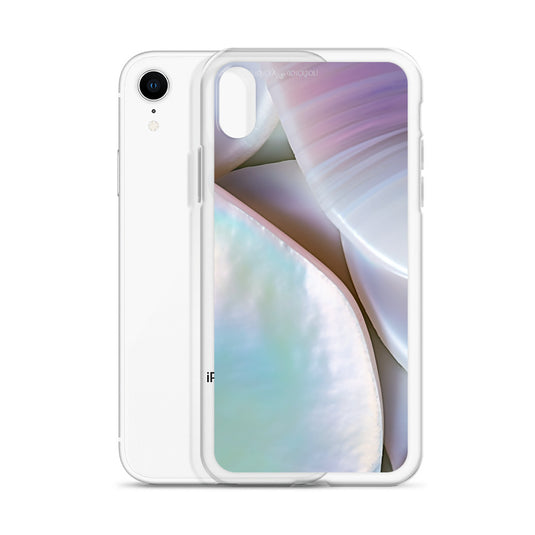 Mother of Pearl Soft Pink iPhone Clear Thin Case CREATIVETECH