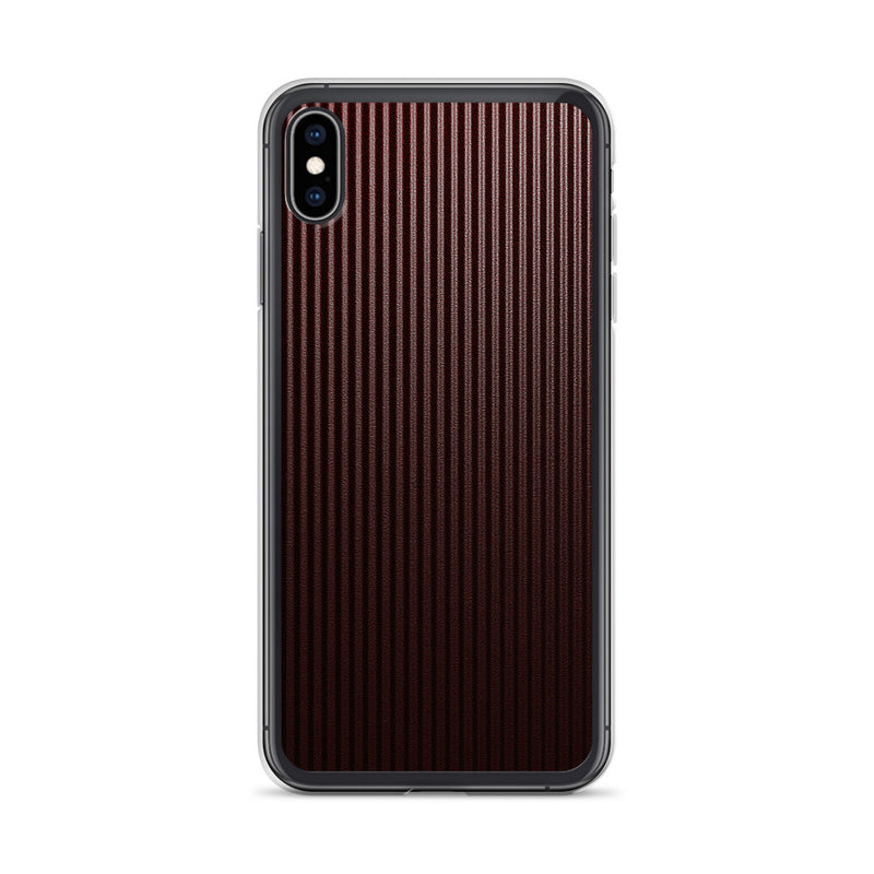 Load image into Gallery viewer, Dark Red Carbon Fiber iPhone Clear Thin Case CREATIVETECH
