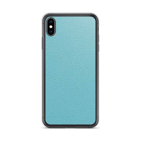 Mint Green Leather iPhone Clear Thin Case CREATIVETECH
