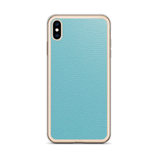 Mint Green Leather iPhone Clear Thin Case CREATIVETECH