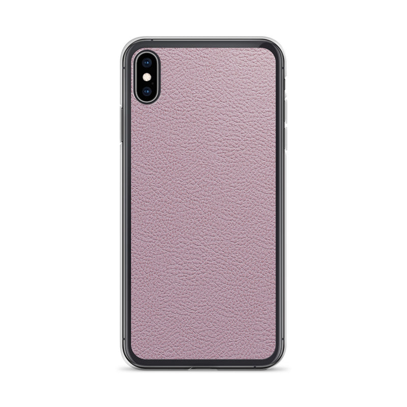 Load image into Gallery viewer, Candy Pink Leather iPhone Clear Thin Case CREATIVETECH
