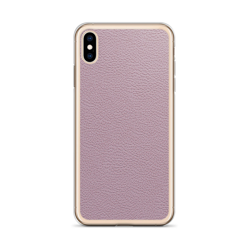 Load image into Gallery viewer, Candy Pink Leather iPhone Clear Thin Case CREATIVETECH
