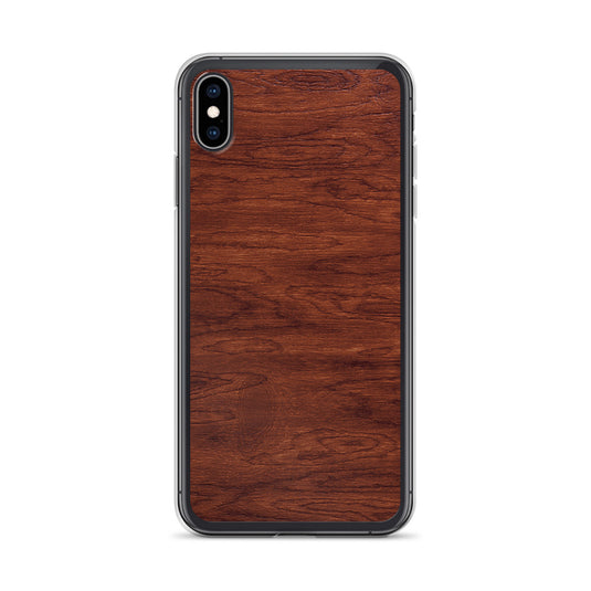 Brown Wood iPhone Clear Thin Case CREATIVETECH