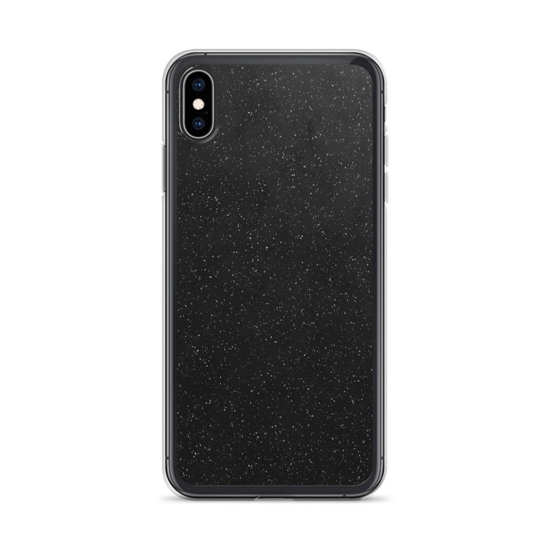 Load image into Gallery viewer, Black Speckled iPhone Clear Thin Case CREATIVETECH
