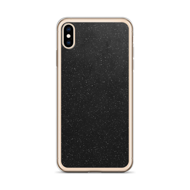 Load image into Gallery viewer, Black Speckled iPhone Clear Thin Case CREATIVETECH
