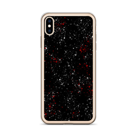 Painted Black White Red iPhone Clear Thin Case CREATIVETECH