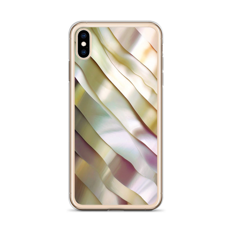 Load image into Gallery viewer, Soft Yellow Pink Pearl iPhone Clear Thin Case CREATIVETECH
