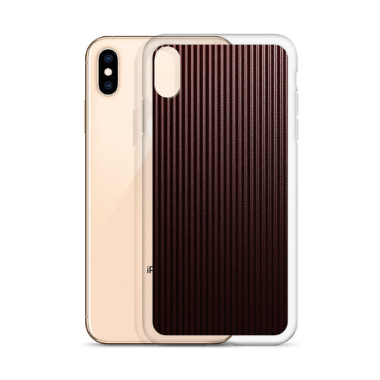 Dark Red Carbon Fiber iPhone Clear Thin Case CREATIVETECH