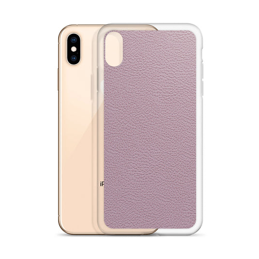 Candy Pink Leather iPhone Clear Thin Case CREATIVETECH