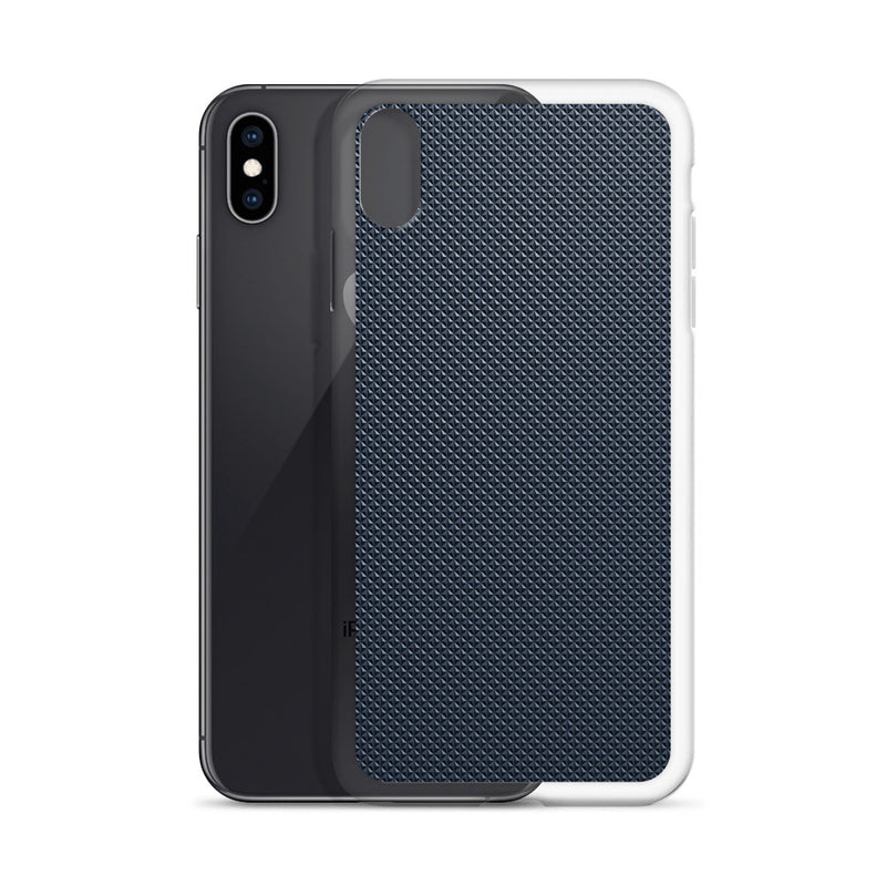 Load image into Gallery viewer, Dark Grey Graphite Stone iPhone Clear Thin Case CREATIVETECH
