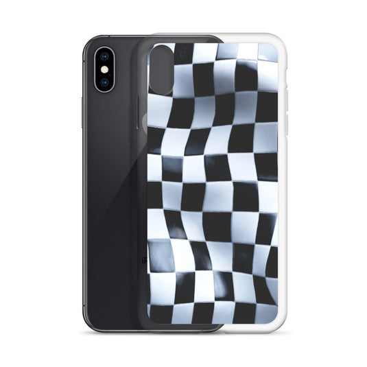 Chess Board Black White iPhone Clear Thin Case CREATIVETECH