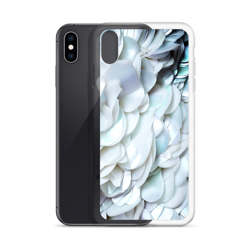 Load image into Gallery viewer, Tender White Pearl iPhone Clear Thin Case CREATIVETECH
