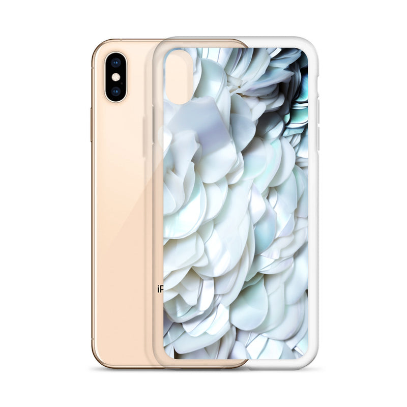 Load image into Gallery viewer, Tender White Pearl iPhone Clear Thin Case CREATIVETECH
