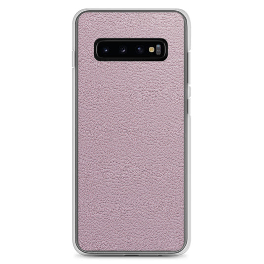 Candy Pink Leather Samsung Clear Thin Case CREATIVETECH