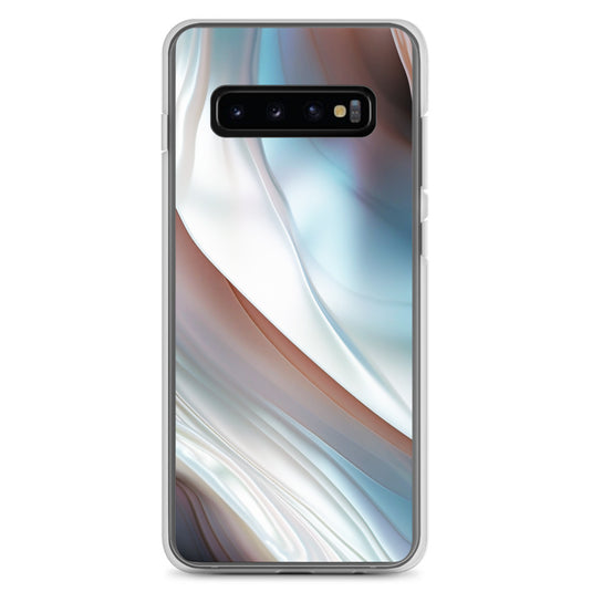 Pearl Blue Samsung Clear Thin Case CREATIVETECH