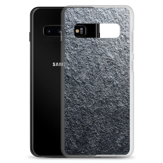 Silver Metal Foil Samsung Clear Thin Case CREATIVETECH