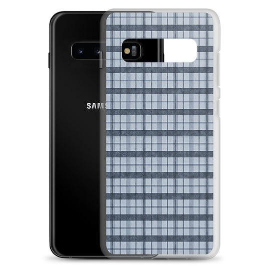 Burberry Blue Samsung Clear Thin Case CREATIVETECH