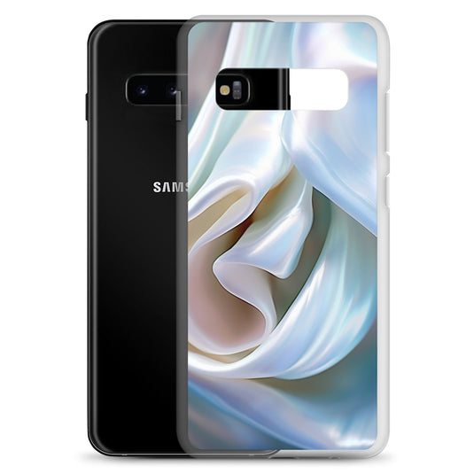 Tender White Pearl Samsung Clear Thin Case CREATIVETECH