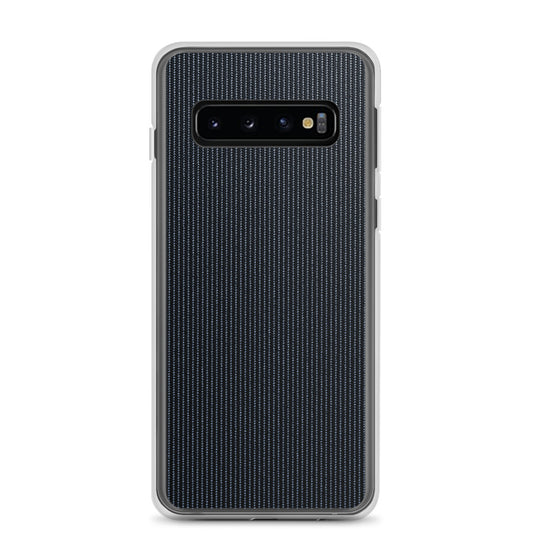 Dark Grey Fiber Textile Samsung Clear Thin Case CREATIVETECH