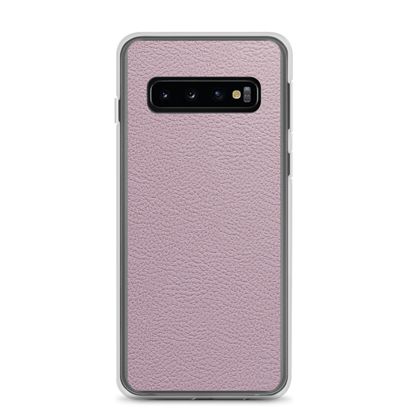 Load image into Gallery viewer, Candy Pink Leather Samsung Clear Thin Case CREATIVETECH
